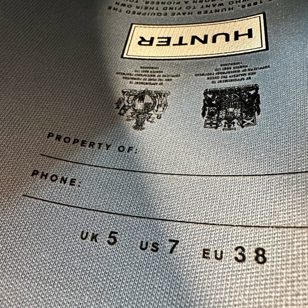 Hunter Women’s Leopard Print Gray Tall Back Adjustable Rain Boots